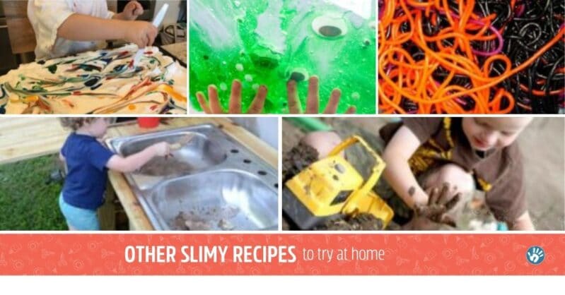 Get get enough ooey gooey slime time? Try some of our gooey messy sensory activities your kids are sure to love.