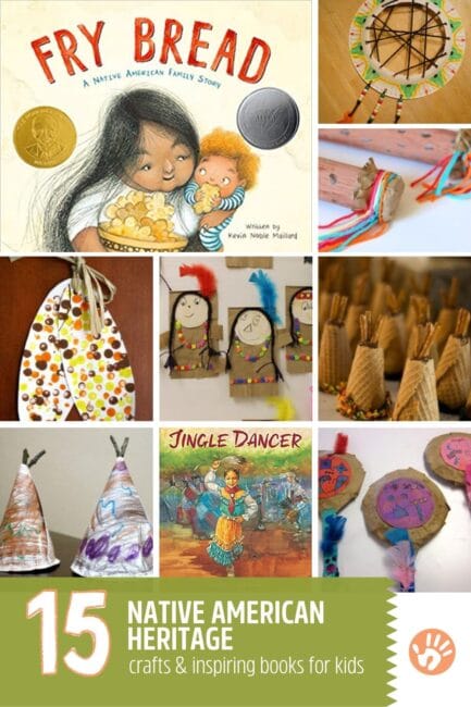 15 meaningful Native American crafts and 5 inspiring stories to teach toddlers and preschoolers about Native American heritage. 