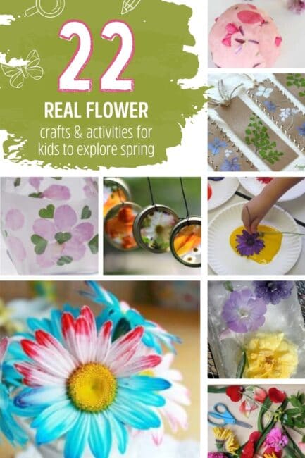 Make real flower crafts and activities with these 22 fun and easy ideas. Enjoy creating and playing together to welcome the new season!
