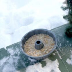 Freezing Ice Bird Feeder Wreath Craft