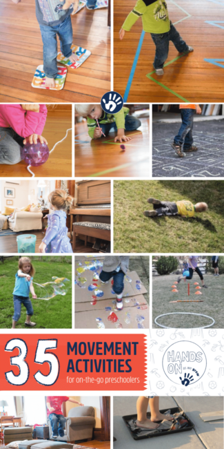 movement activities for preschoolers lesson plans