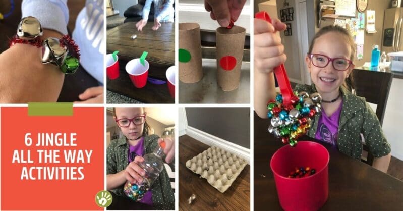 If your kids get giddy at the sound of jingle bells, they are absolutely going to love these jingle bell activities! They are simple and full of holiday spirit!