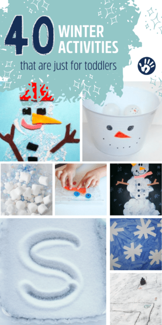 Snowflake Crafts For 2 and 3 Year Olds - No Time For Flash Cards