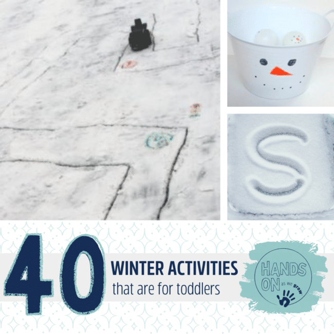 40 winter activities that are for toddlers
