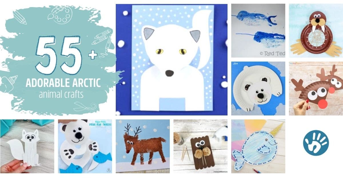Arctic Animal Tracing Page, preschool winter activity, music activity
