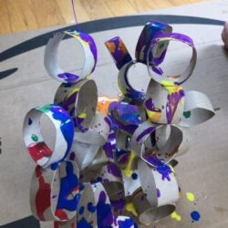 Abstract Toilet Paper Roll Sculpture - Hands On As We Grow