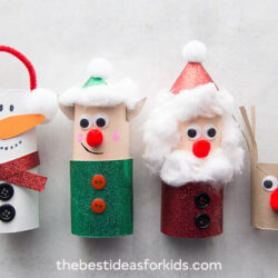 Christmas Characters Toilet Paper Roll Crafts