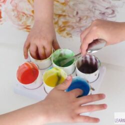 Cornstarch Paint - Learning 4 Kids