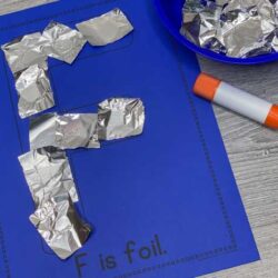 F is for Foil - Early Learning Ideas