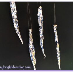 Foil Icicles - My Bright Ideas Blog