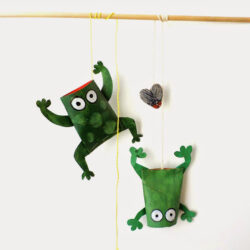 Fun Frog Toilet Paper Roll Craft