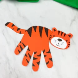 Handprint Tiger - Simple Everyday Mom