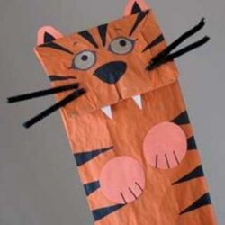 Paper Bag Tiger - Fun Family Crafts