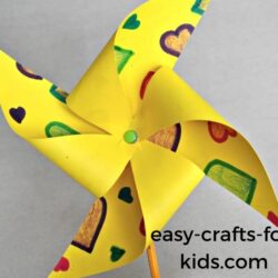 Paper Windmill - Easy Crafts for Kids