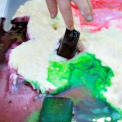 Pudding Paint and Ice Cubes - Learn Play Imagine