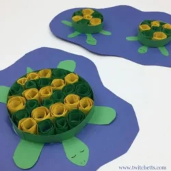 Quilled Paper Turtle - Twitchetts