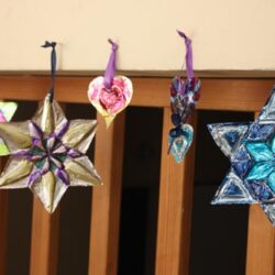 Star of David Foil Ornament - Growing Up Creative