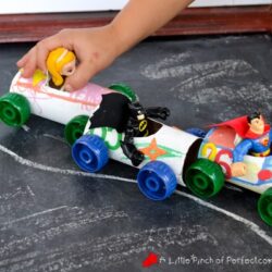 Toilet Paper Roll Car Craft for Moving Fun