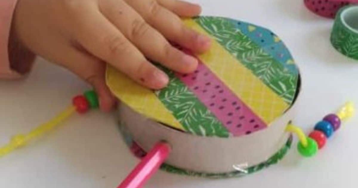 How to make a Drum?  Easy Crafts DIY 
