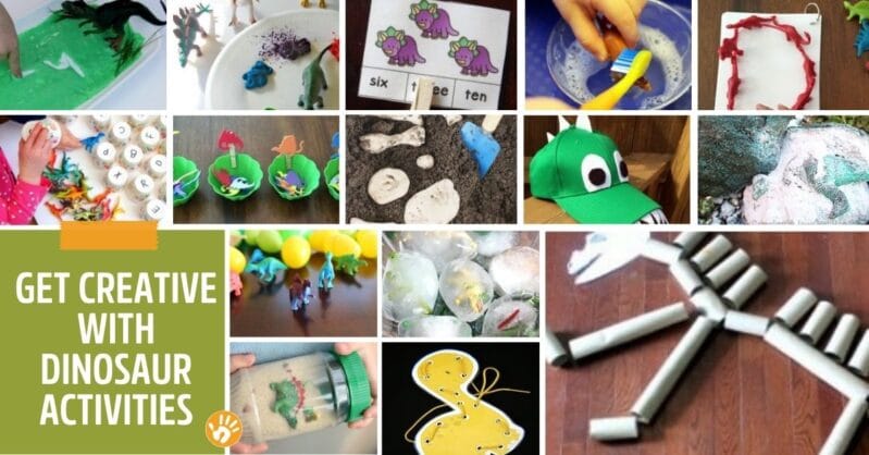 Put a little roar into your child's day with 35+ dinosaur activities! Make yummy snacks, create cute crafts, and celebrate dinosaurs together.