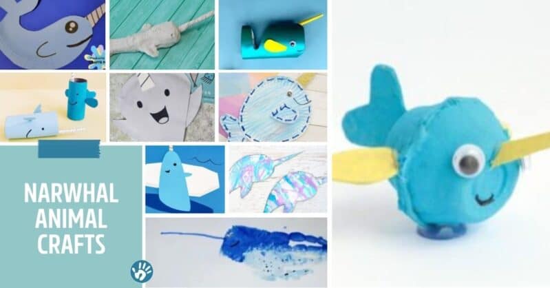 How adorable can this narwhal craft be!? Over 55 arctic animal crafts