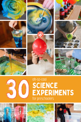 Try these 30 super cool science experiments for preschoolers!