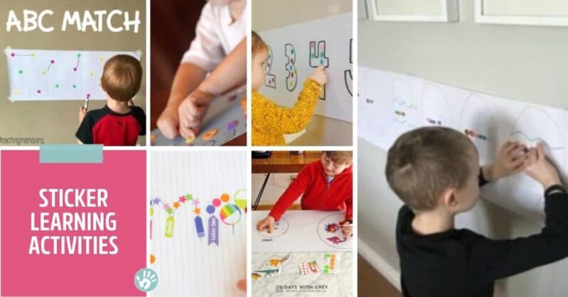 How about a Learning Activity (or 6) with Stickers?