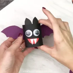 Halloween Bat Toilet Paper Roll Bat Craft