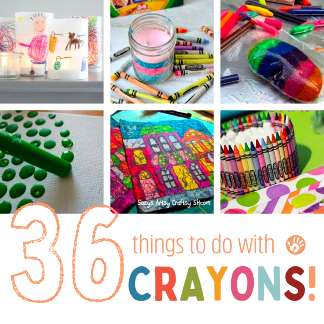 35 Things To Do with Crayons for Kids & Parents