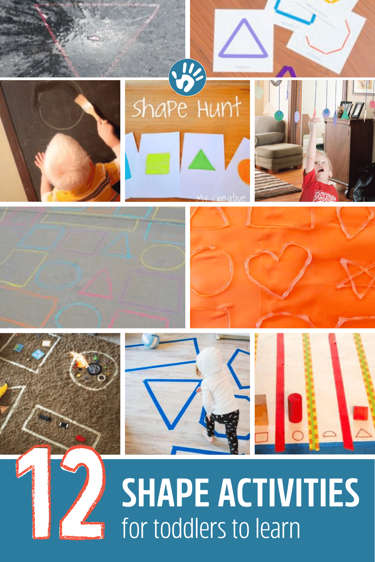 These shape activities for toddlers are all very hands on and fun, the learning is just a plus!