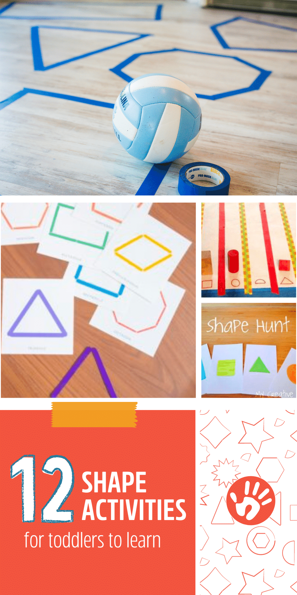 Is your toddler showing interest in shapes? Go ahead and jump on it with these super fun and simple activities that are play based learning.