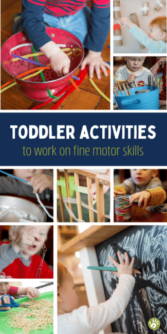 toddler activities to work on fine motor skills