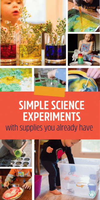 Try these 50 simple science experiments for kids that use supplies you already have at home!