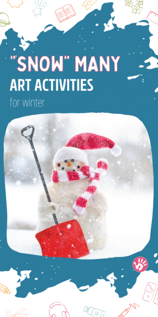 "snow" many art activities for winter