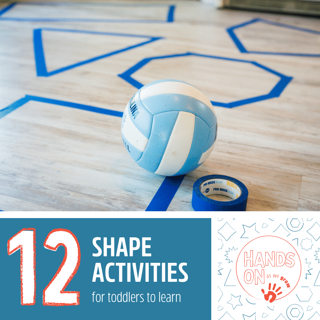 Teaching shapes to toddlers can be a lot of fun with these simple hands on activities. Keep reinforcing what your teaching with a brand new activity!
