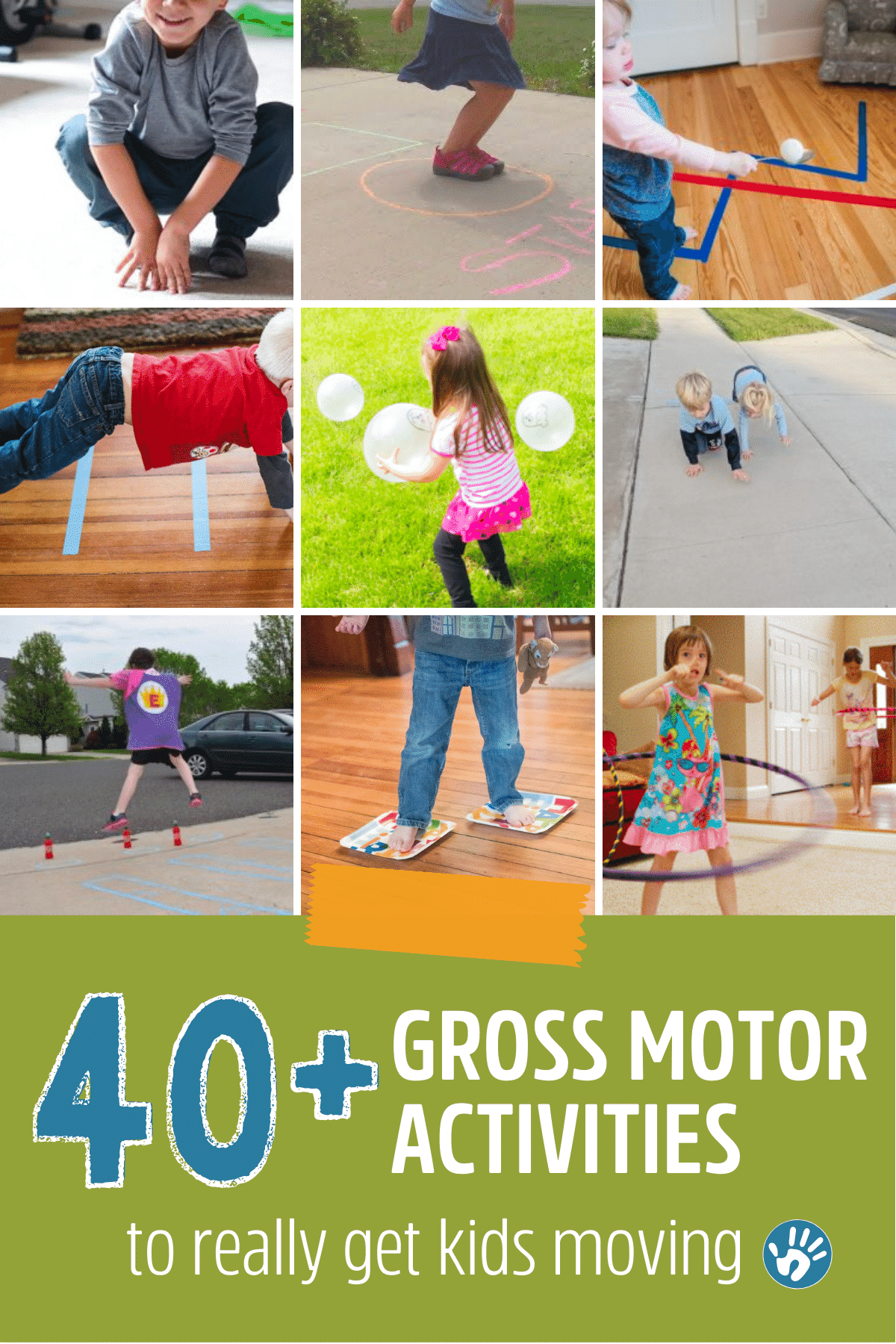 This is such a fun way to get kids moving their bodies outside