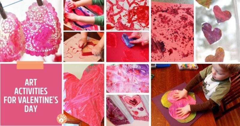Get creative, crafty and get learning with these fun and simple Valentine’s Day themed activities and crafts perfect for preschoolers to do!