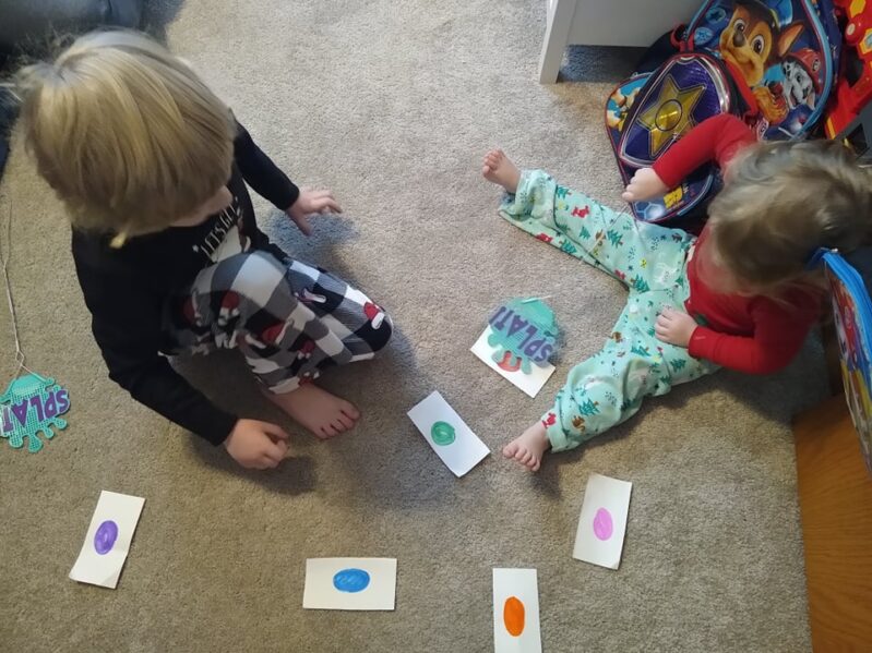 Try this simple game of sight word swatting called, “Splat!” Plus, hear it from this activity mom how she simplifies and stays consistent.