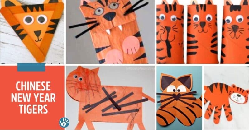 2022 is the Year of the Tiger! Celebrate with these fun and simple tiger crafts for kids to make.