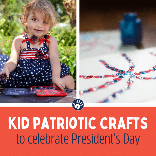patriotic crafts for kids to celebrate President's day
