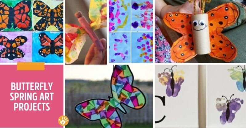 Butterfly art projects for kids to make 