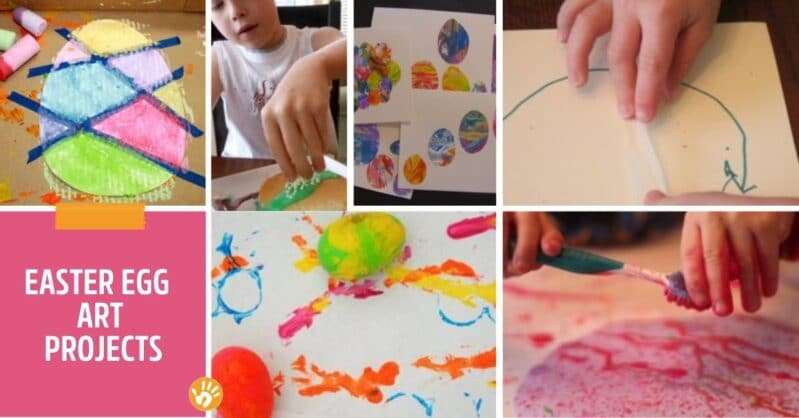 Easter egg art projects for kids to make 