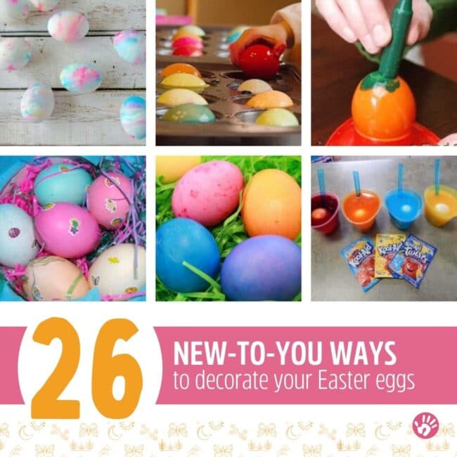 Fun new ways to decorate Easter eggs with the kids this year!