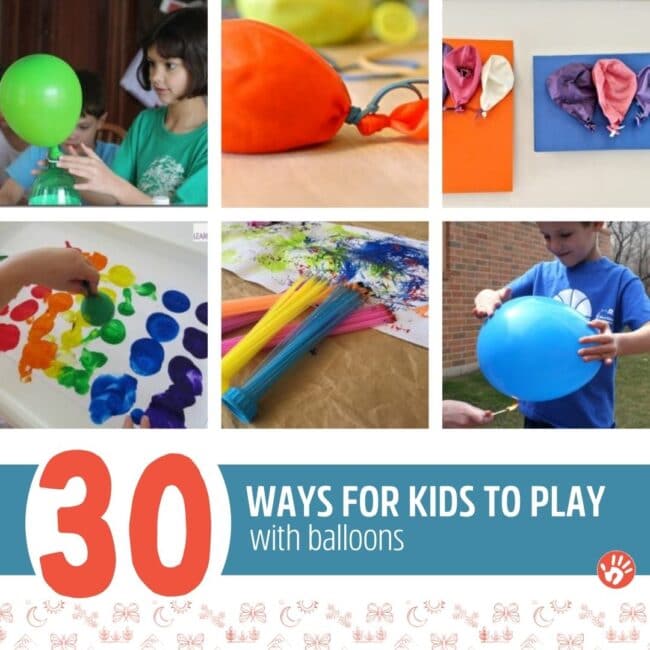 Looking for a creative twist on a classic: balloons! You'll love these fun ways to play with balloons!