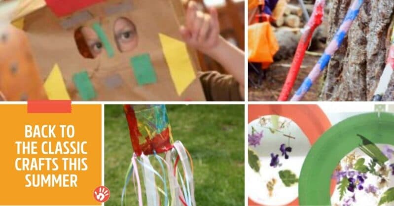 30 easy, hands-on preschooler crafts for summer. DIY these classic summer activities with supplies you already have at home!