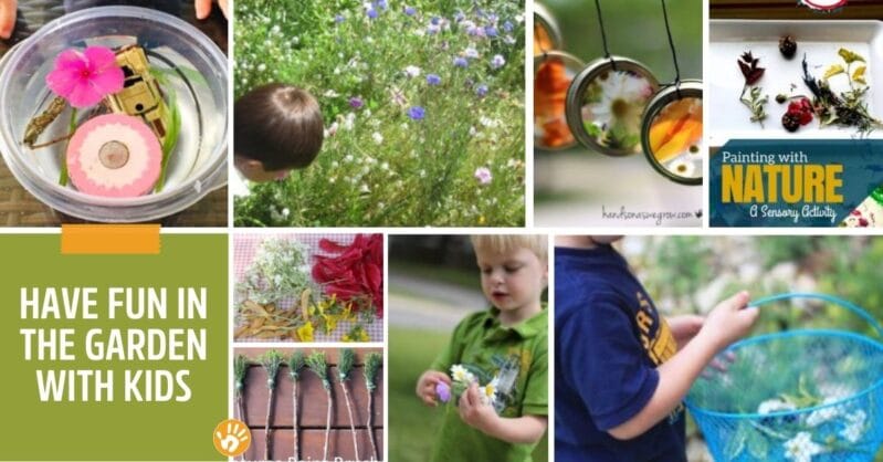 Activities for having fun in the garden with your kids.