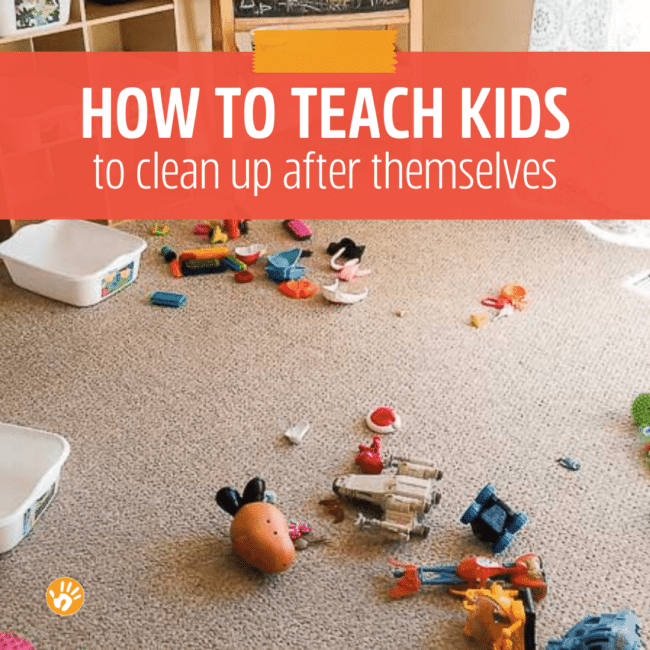 How to get kids to clean up? Simple secret to do today to get the kids to clean up on their own.
