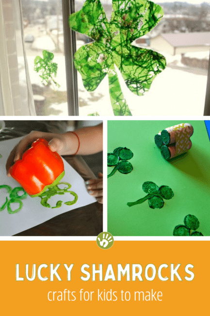 lucky shamrock crafts for kids to make