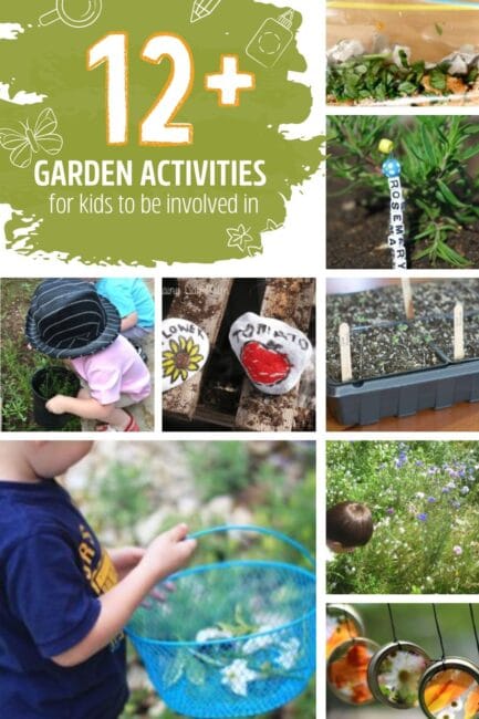 Looking for some exciting things to do in the garden with kids? Here's a collection of super simple garden activities for kids to get you started. Have fun!