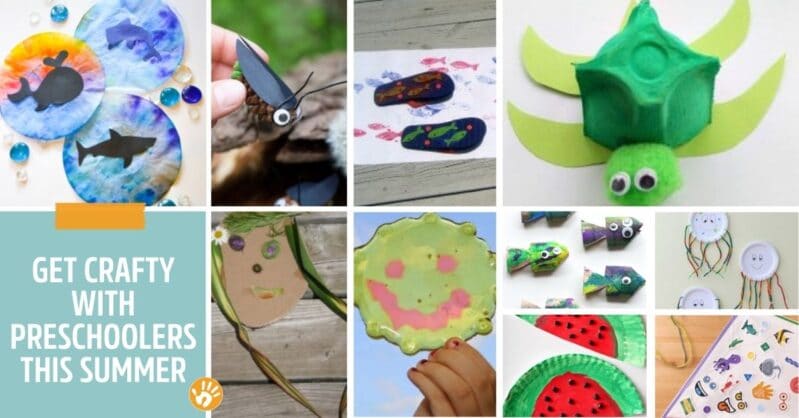 Summer crafts the kids MUST make this summer! Water activities, outdoor kids games, and crafty summer adventures for preschoolers to do at home.